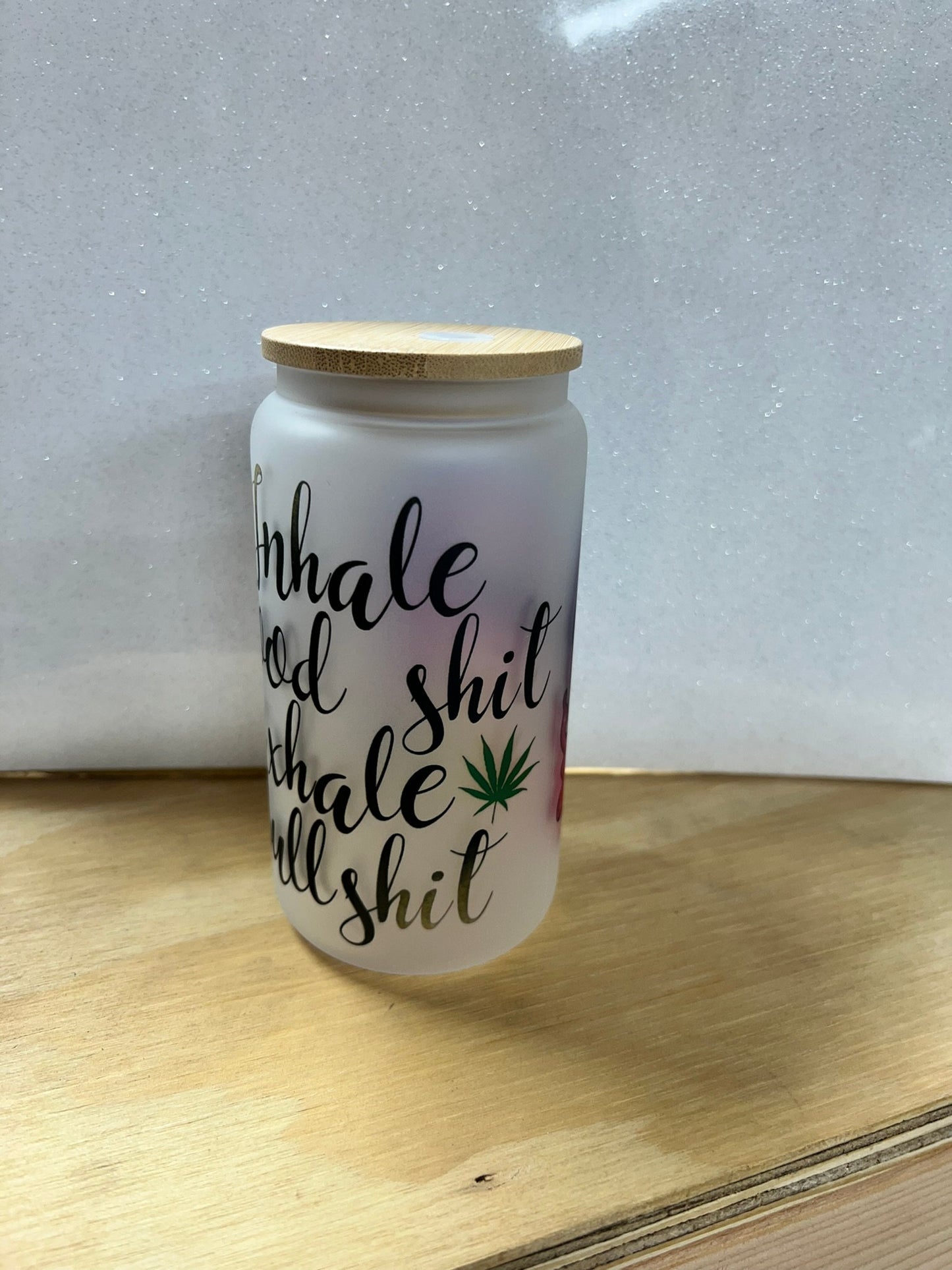 Glass pot can tumbler