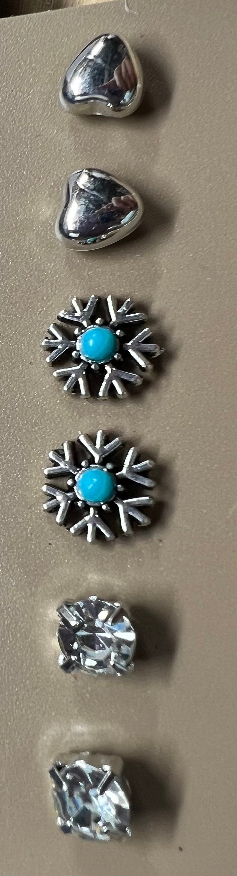 6 pair Earrings