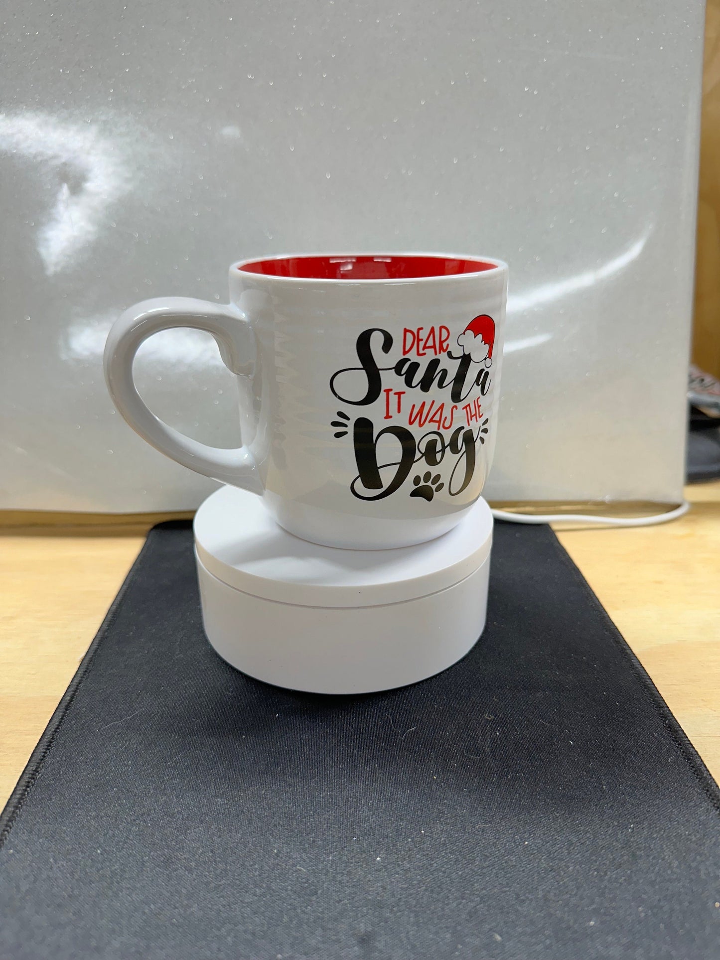 Dear Santa, It Was the Dog Mug – Funny Christmas Pet Lover Cup