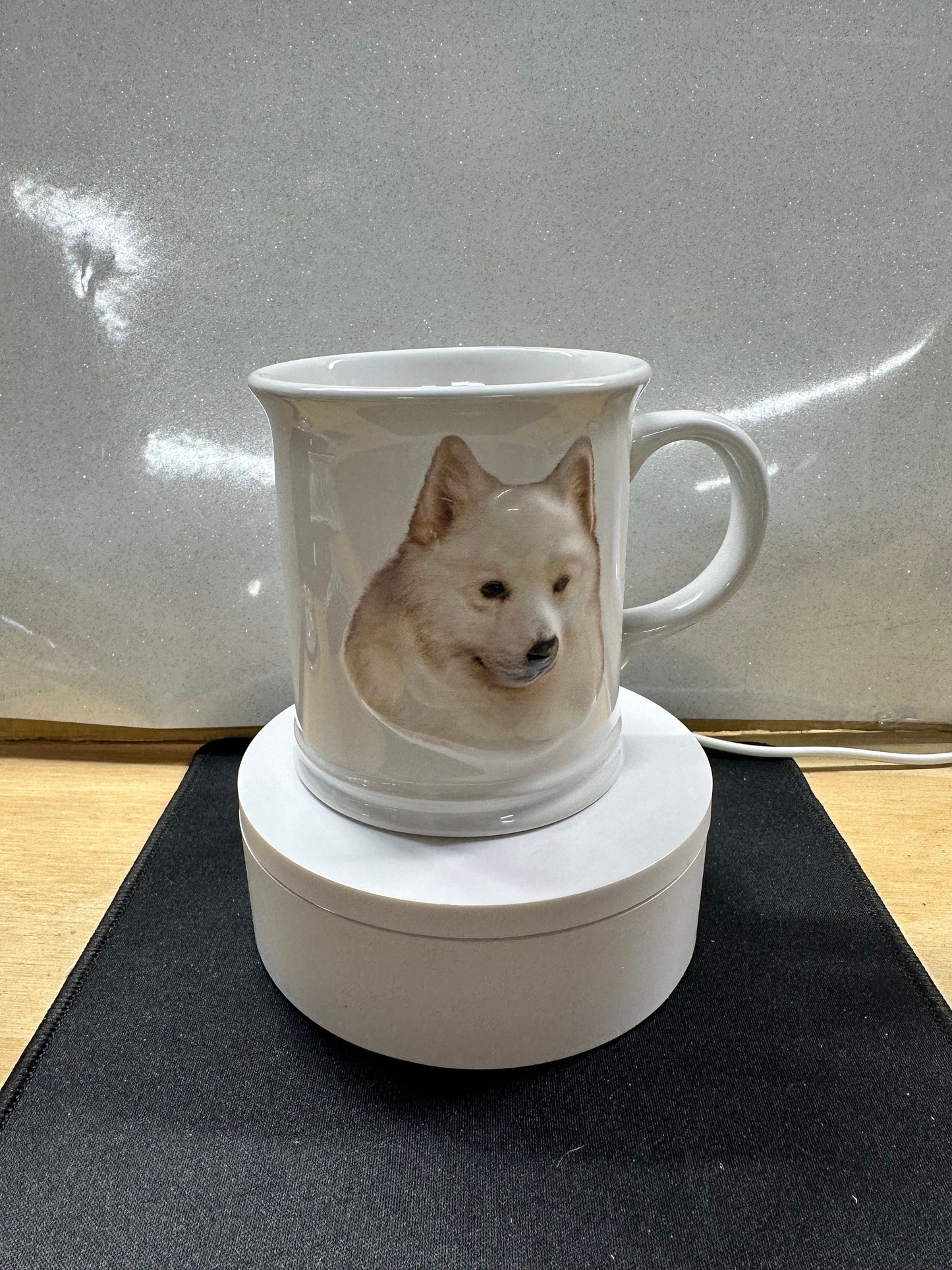 Yorkie & Samoyed Dog Ceramic Mug – Cute Pups Coffee Cups