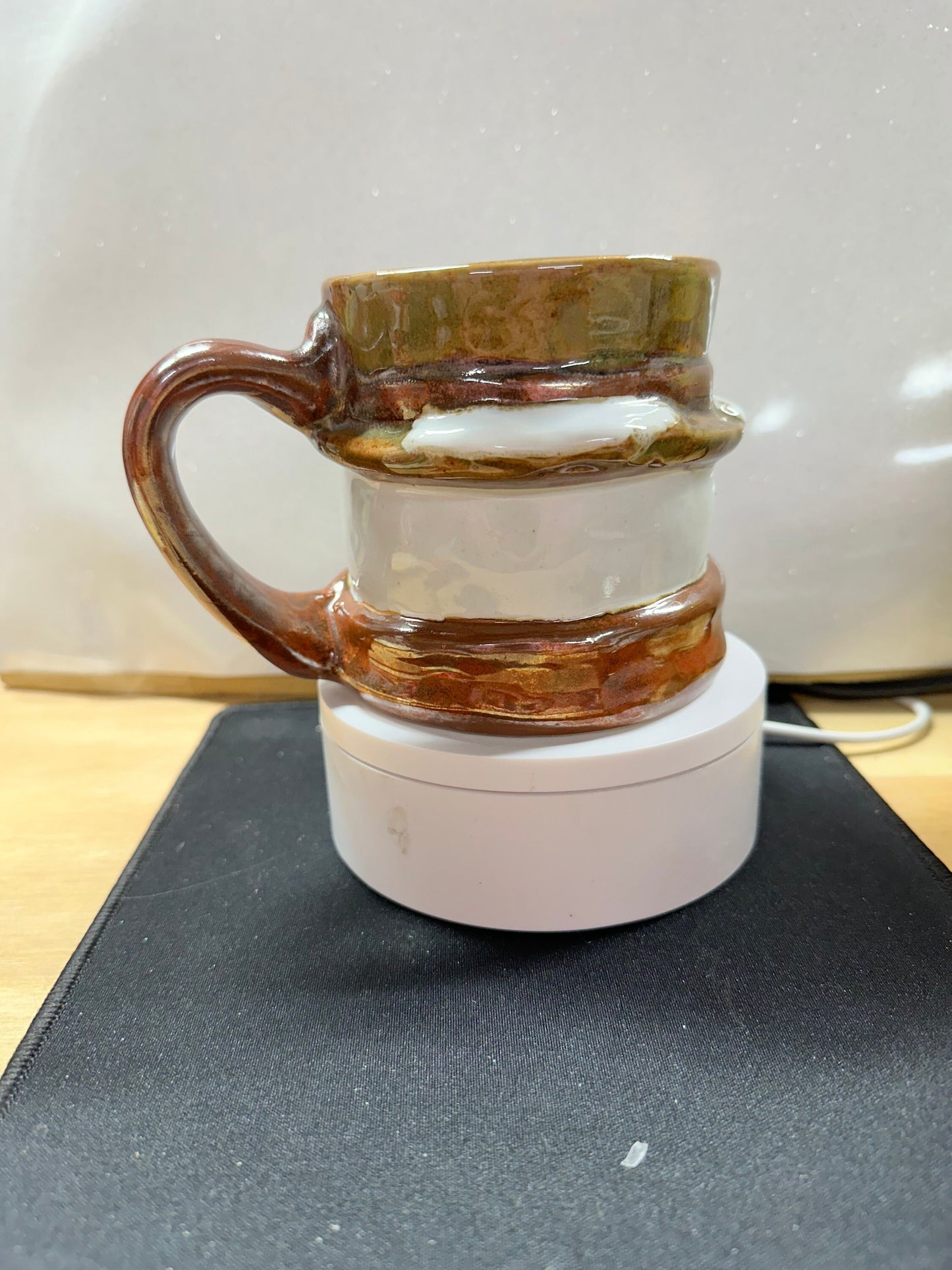 Snowman Hot Cocoa Mug – Rustic Holiday Coffee Cup Set of 2