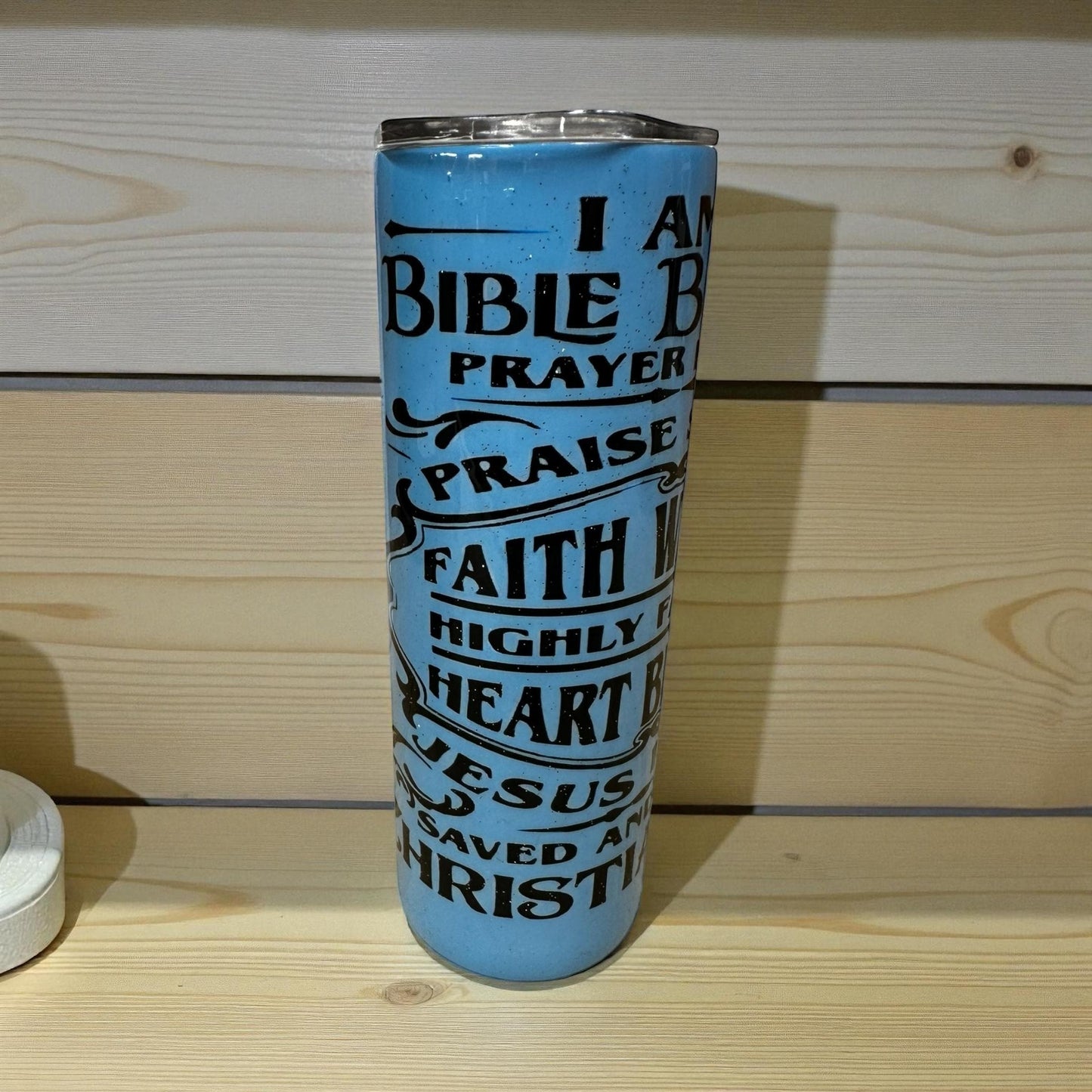 Praise Singin’ Faith Walkin’ 20oz Christian Tumbler – Inspirational Drinkware