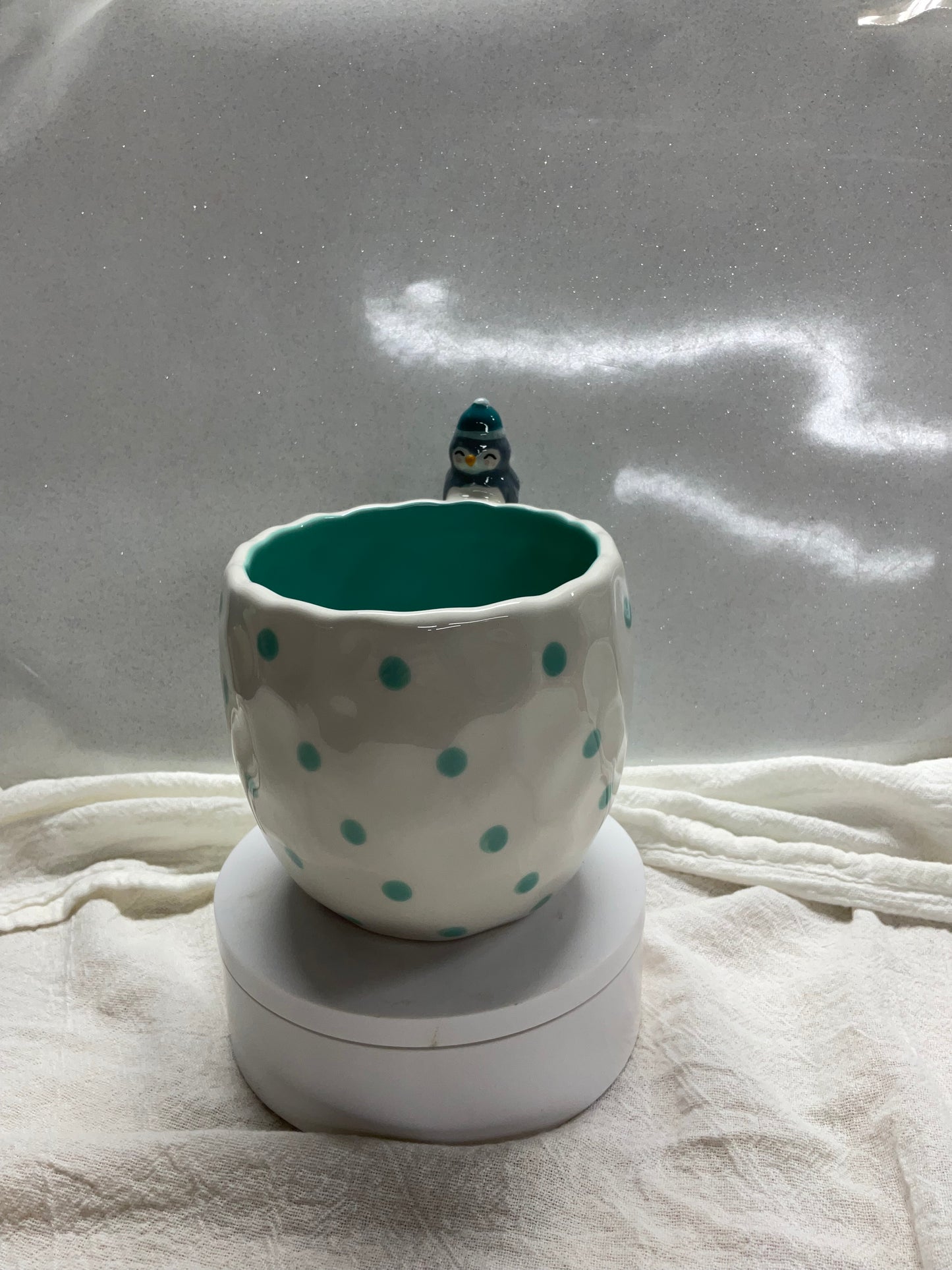 Phil penguin mug