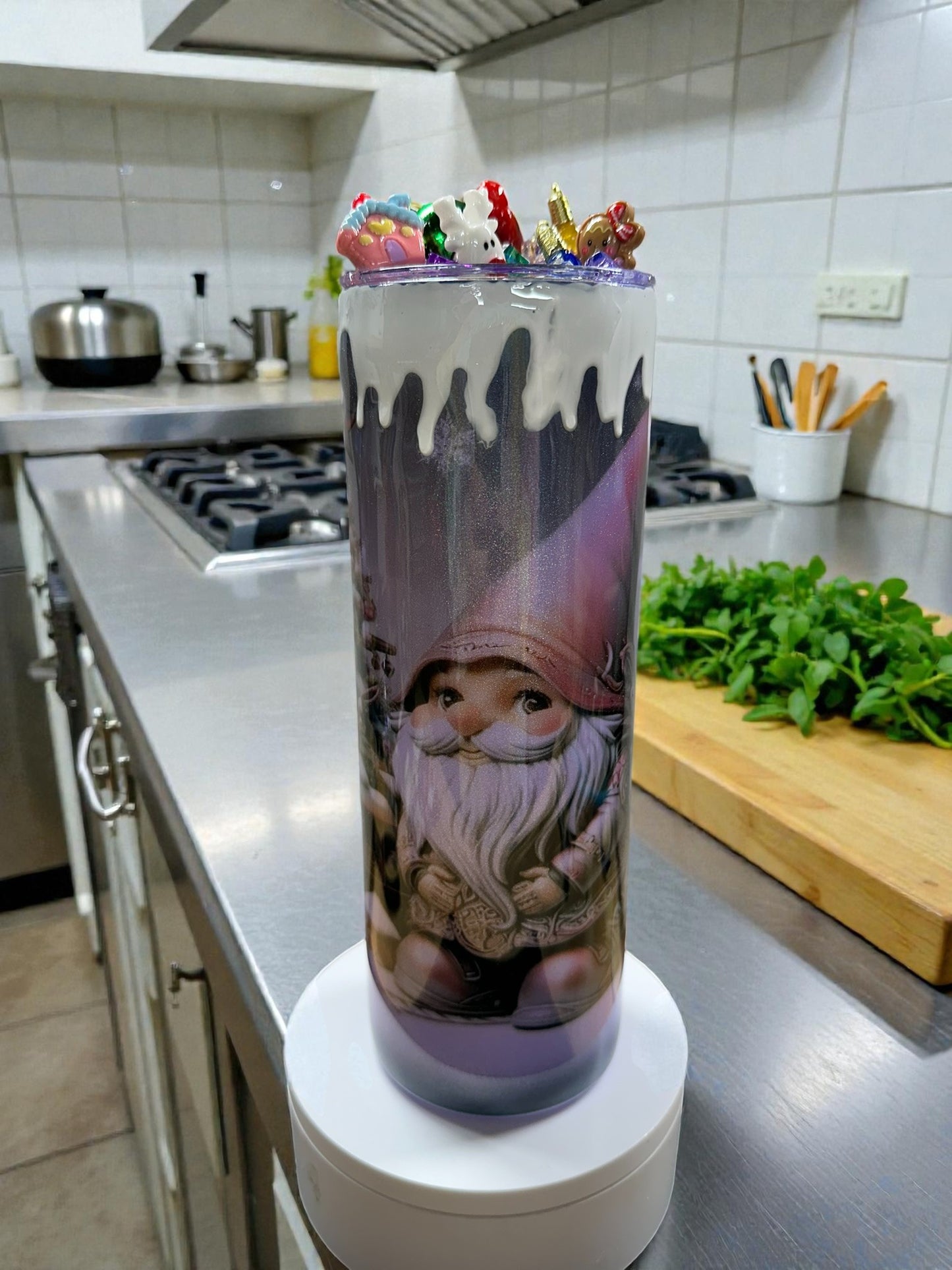 Grumpy Holiday Gnome 20oz Tumbler – Funny Christmas Gift