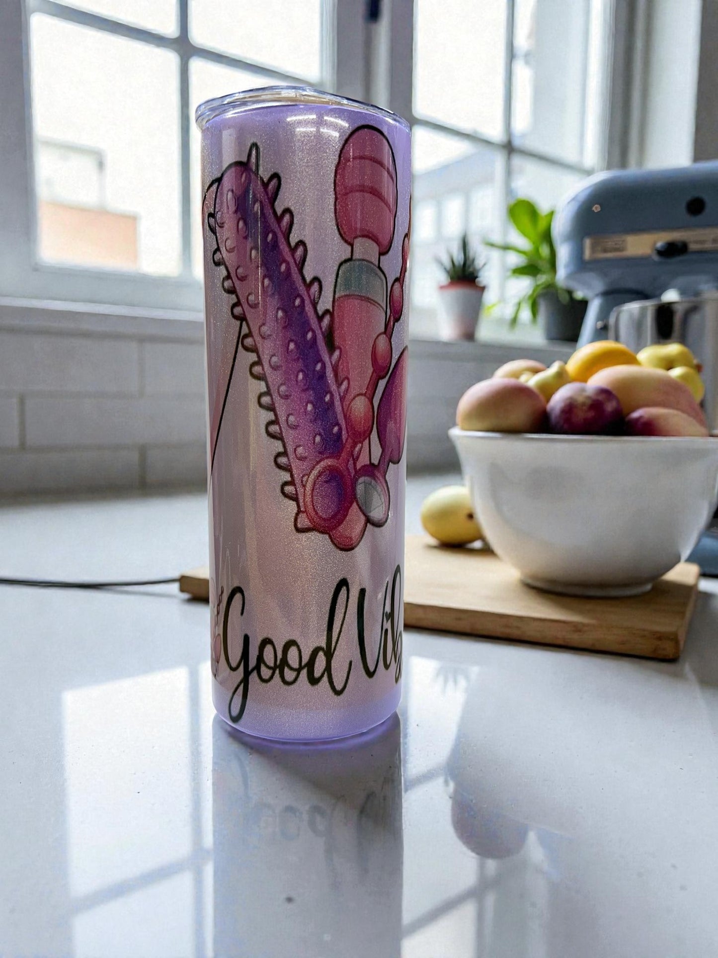 Boho Peace Love Tumbler – 20oz Skinny Stainless Steel