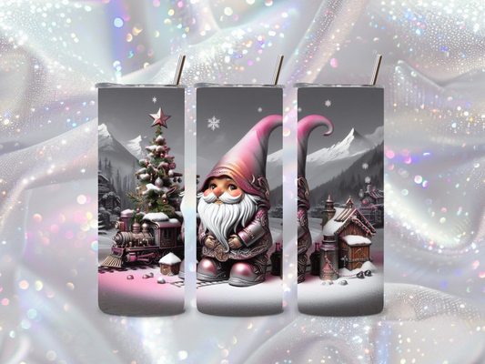 Grumpy Holiday Gnome 20oz Tumbler – Funny Christmas Gift