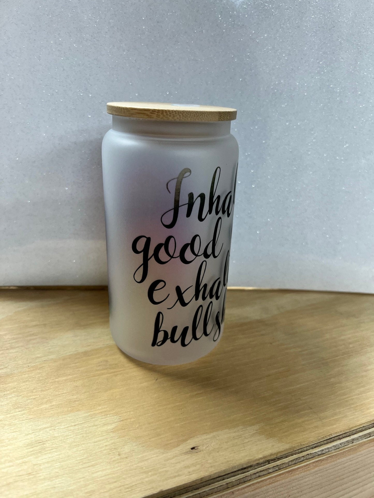 Glass pot can tumbler