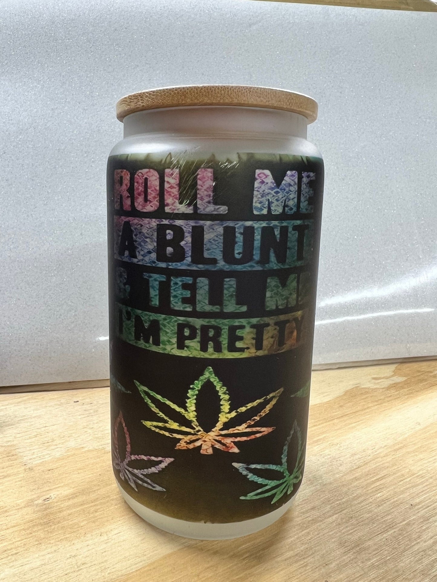 Pot/weed glass can