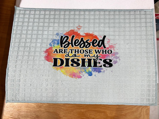 Bertie blessed dish drying mat