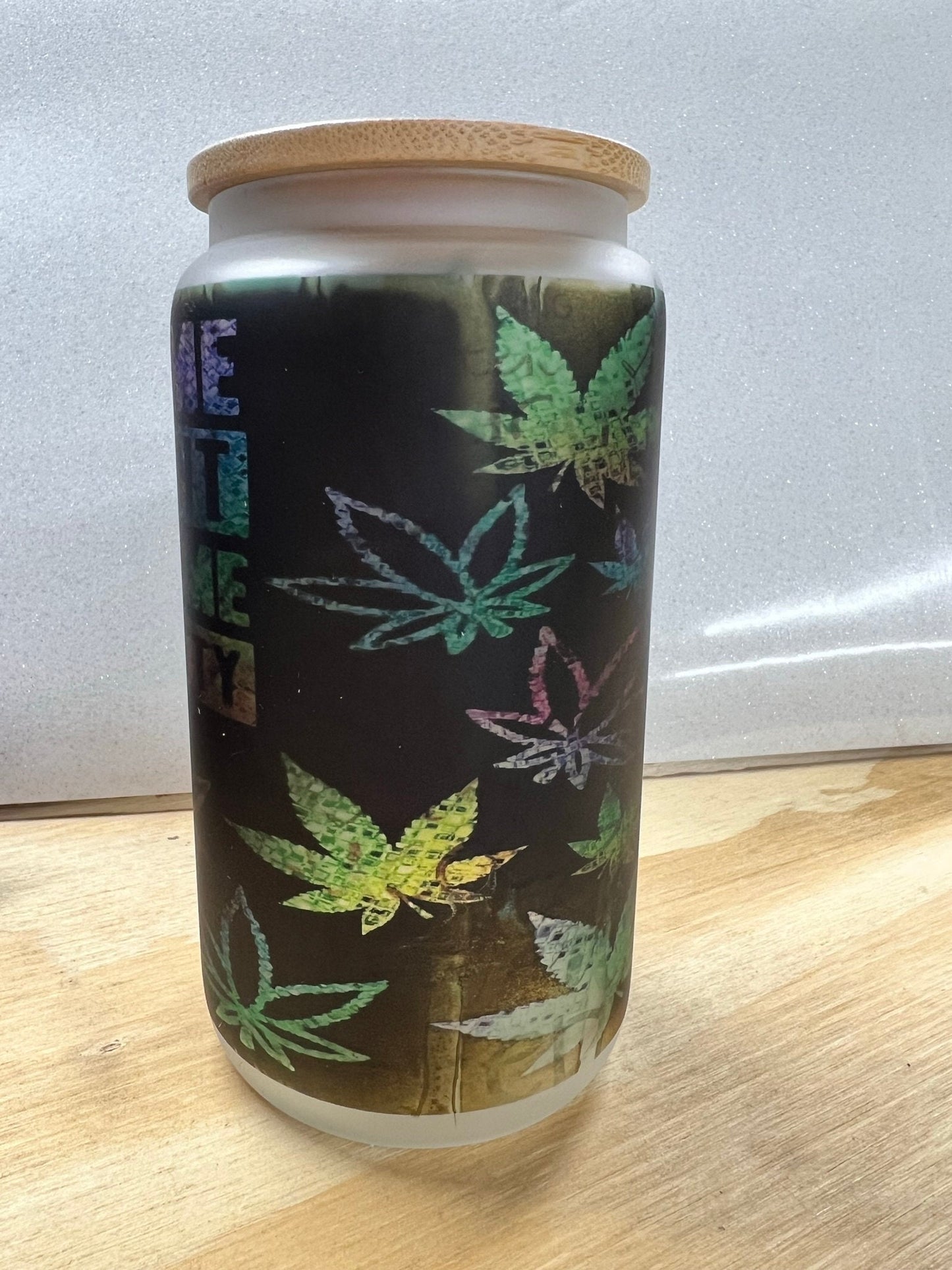 Pot/weed glass can