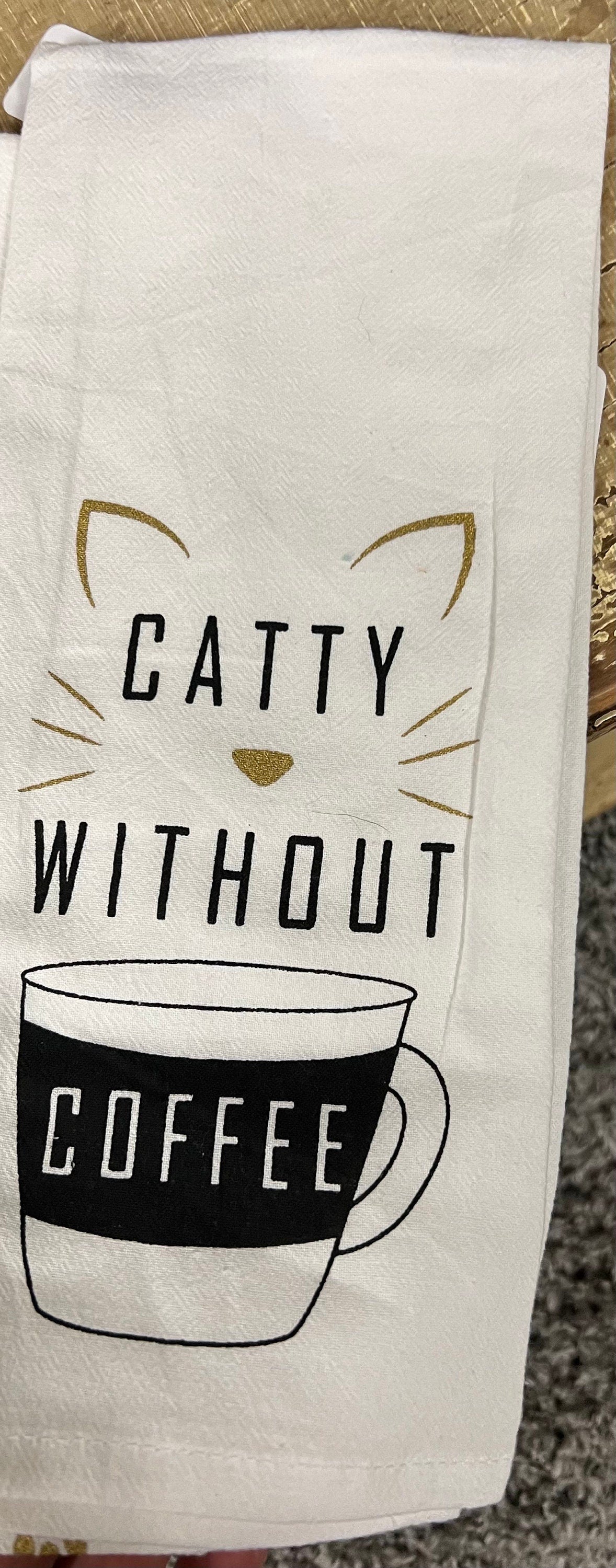 Katherine kitty kitchen towel