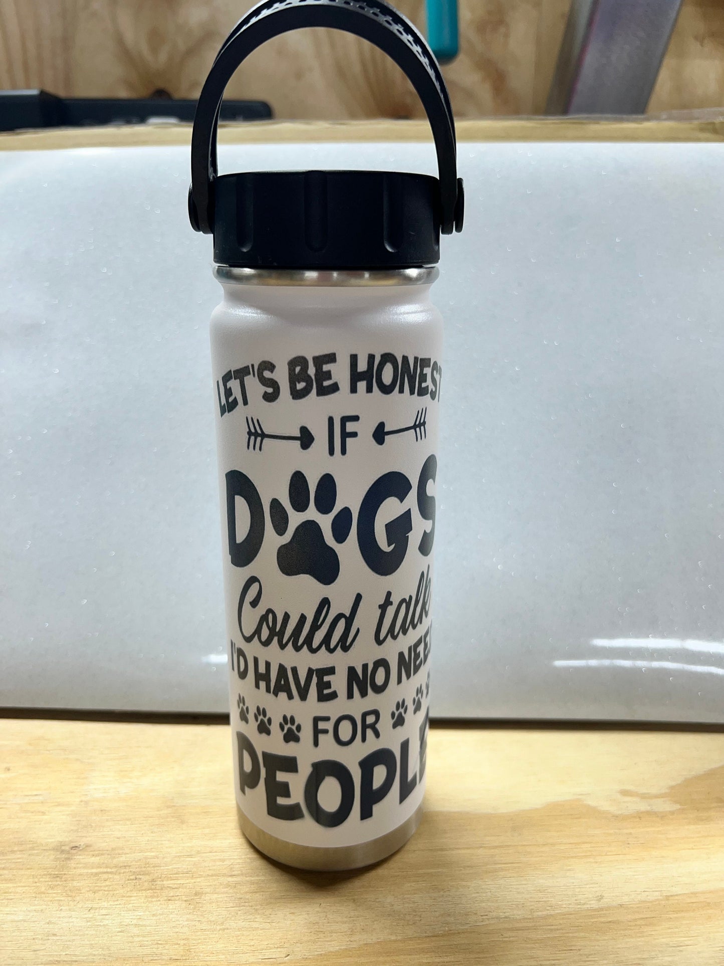Pit bull flag tumbler