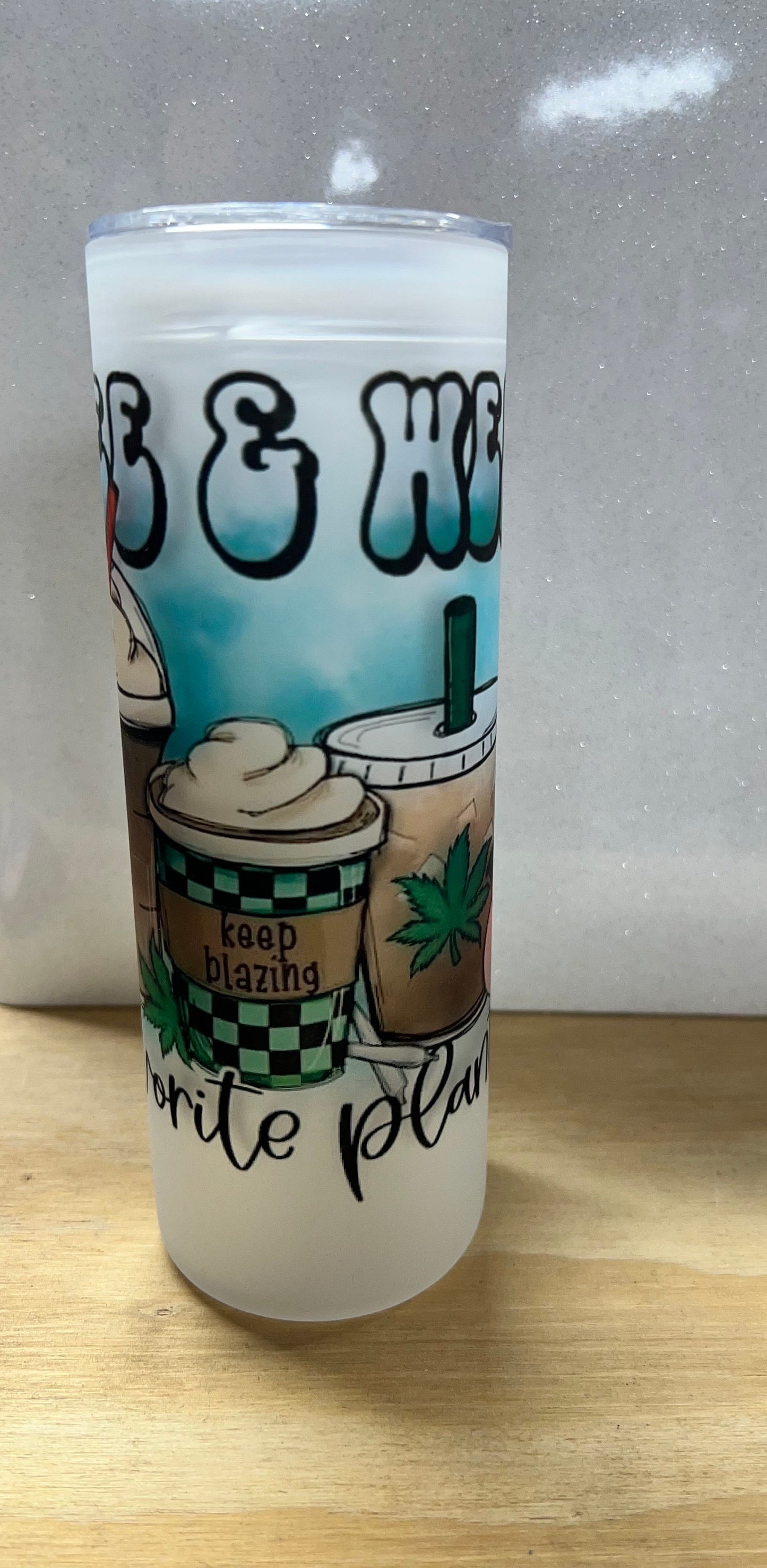 Connie Coffee & weed tumbler