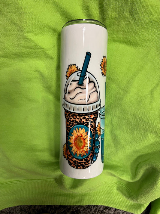 Carl Coffee & Jesus tumbler