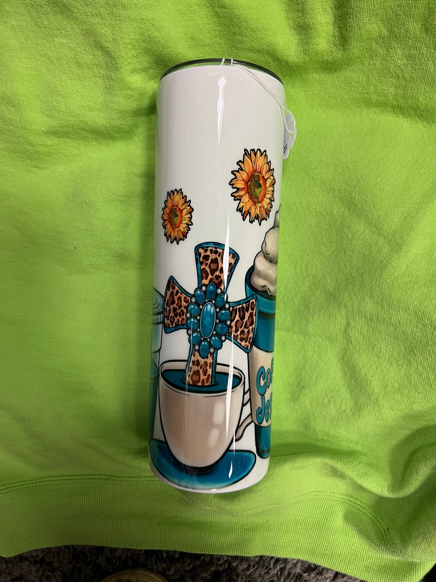 Carl Coffee & Jesus tumbler