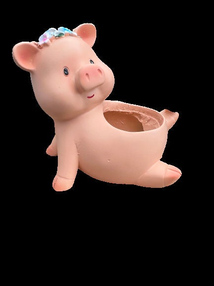 Petunia pig planter
