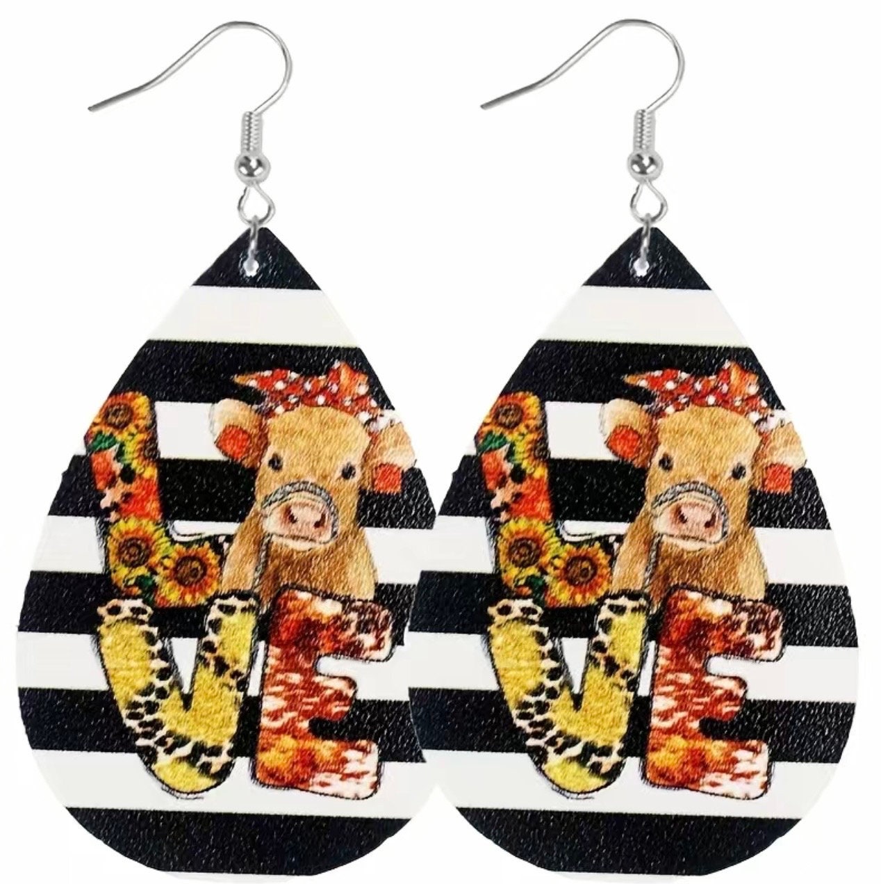 Farm animals earrings