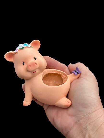 Petunia pig planter