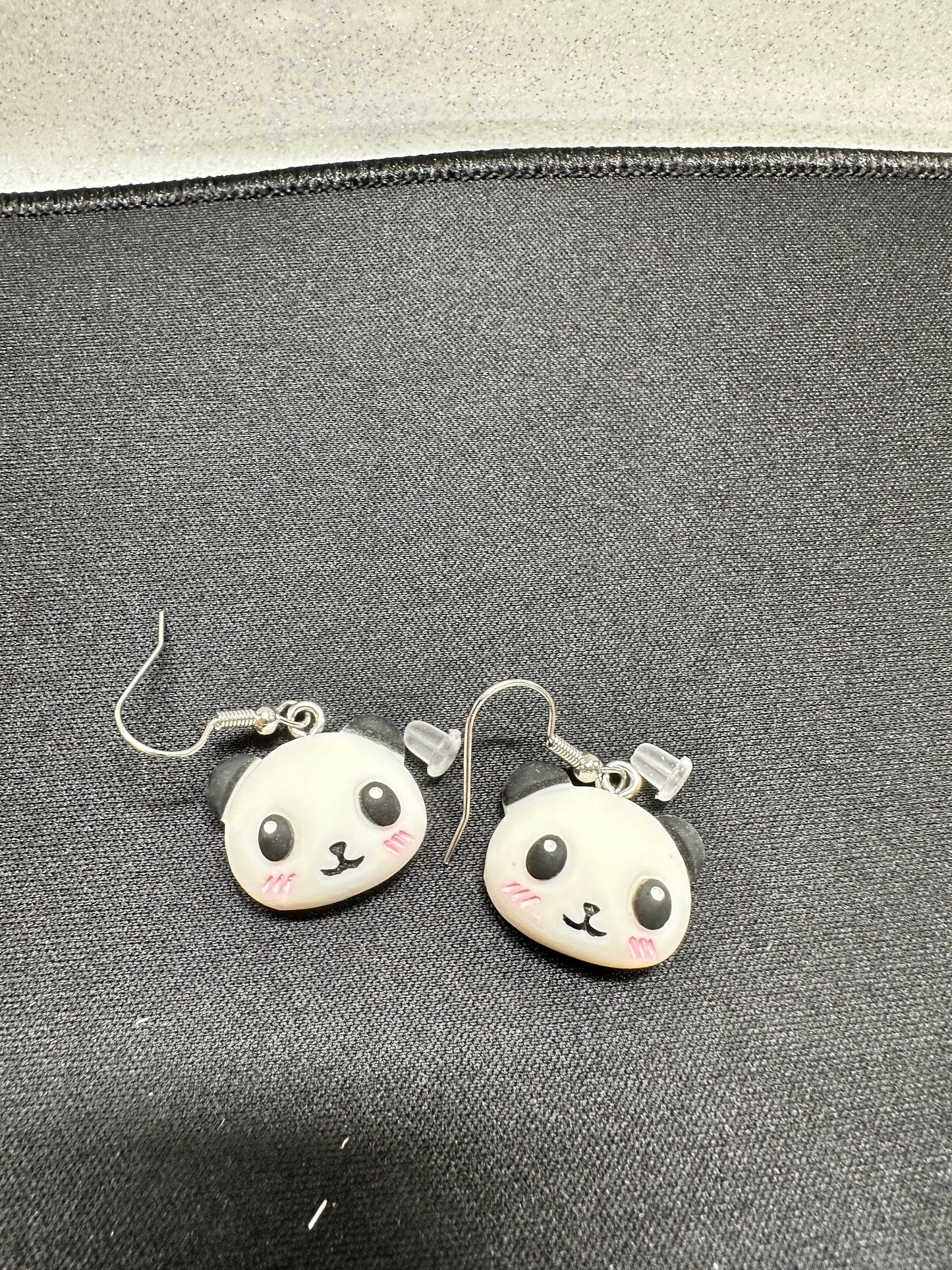 Panda bear earrings