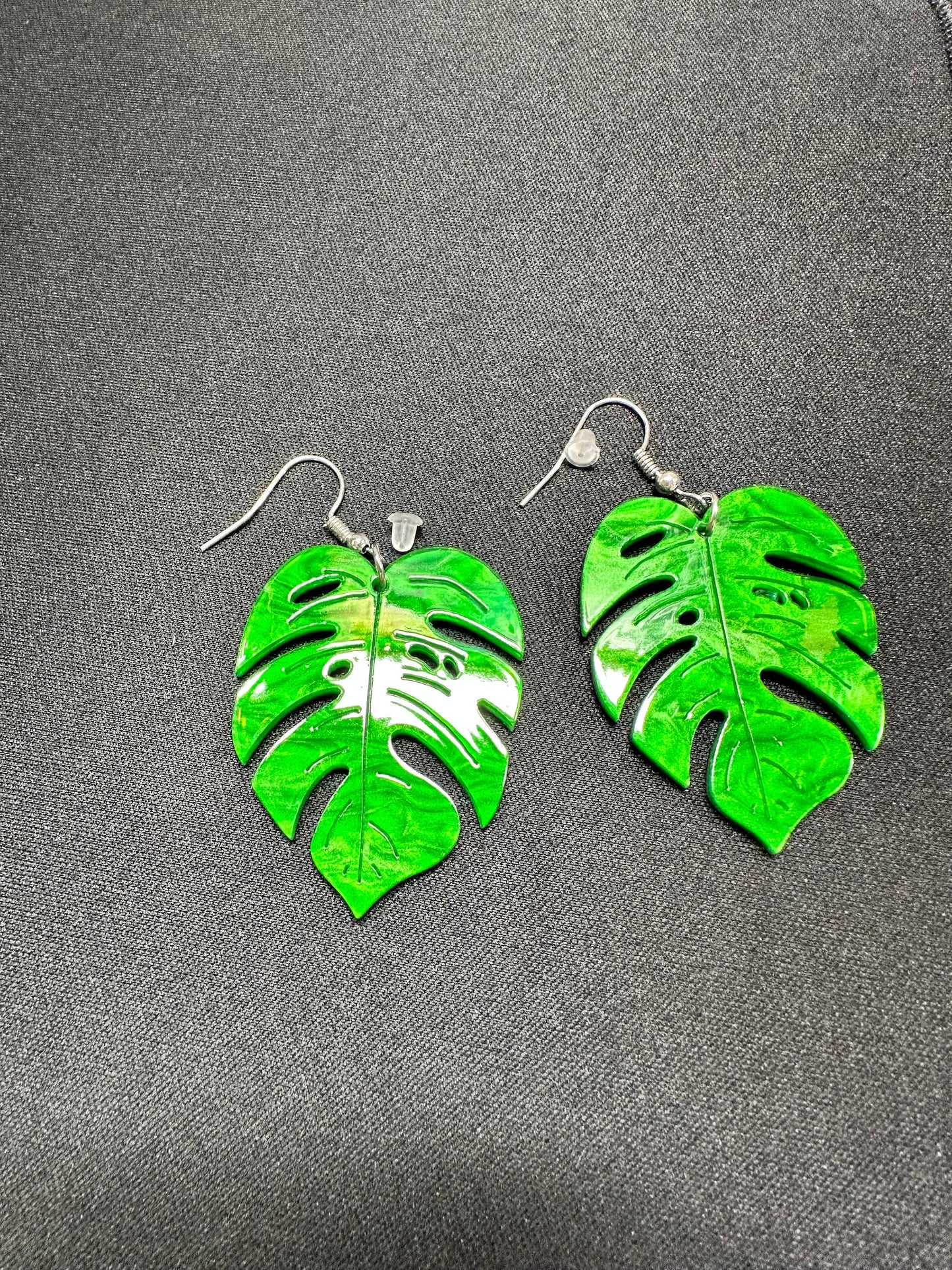 Monstera Earrings
