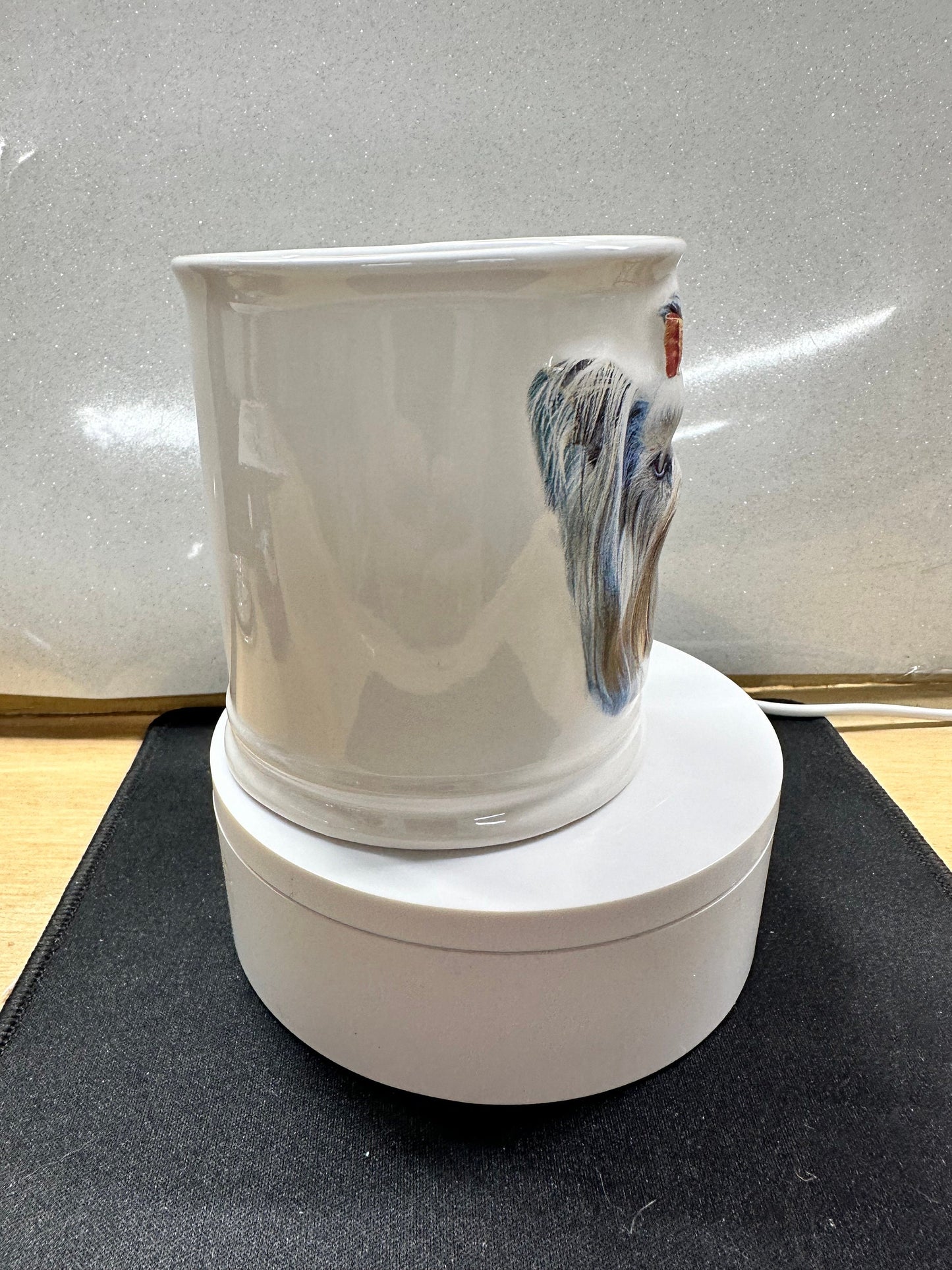 Yorkie & Samoyed Dog Ceramic Mug – Cute Pups Coffee Cups