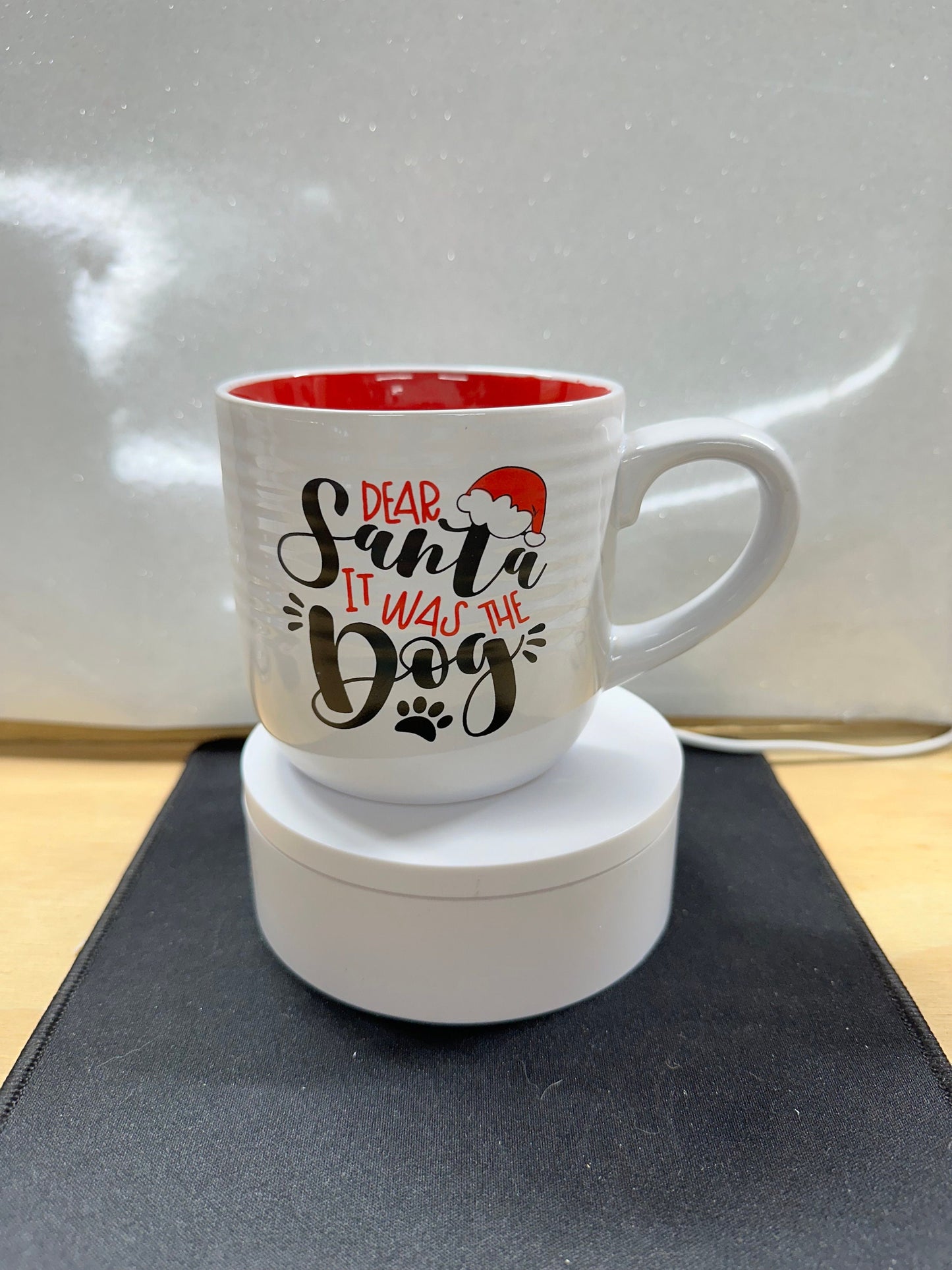 Dear Santa, It Was the Dog Mug – Funny Christmas Pet Lover Cup