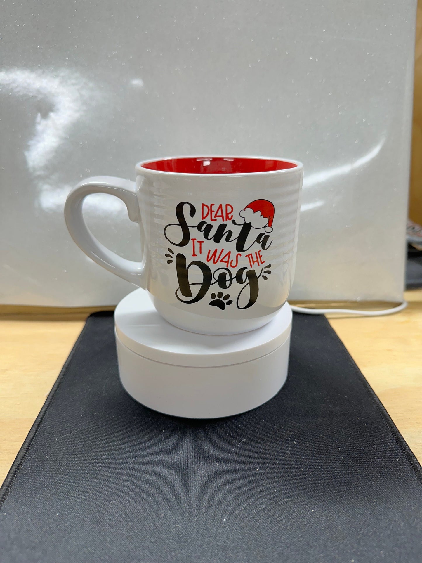 Dear Santa, It Was the Dog Mug – Funny Christmas Pet Lover Cup