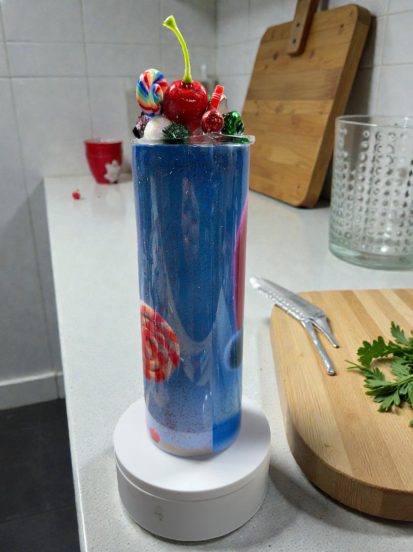 Sweet & Sassy Baby Grinch Tumbler • Christmas Lollipop Design