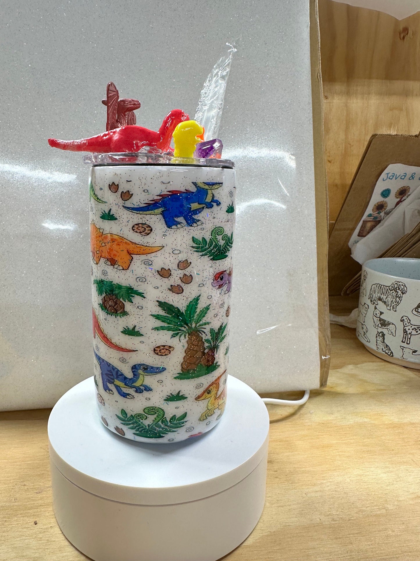 Donte dinosaur kids tumbler