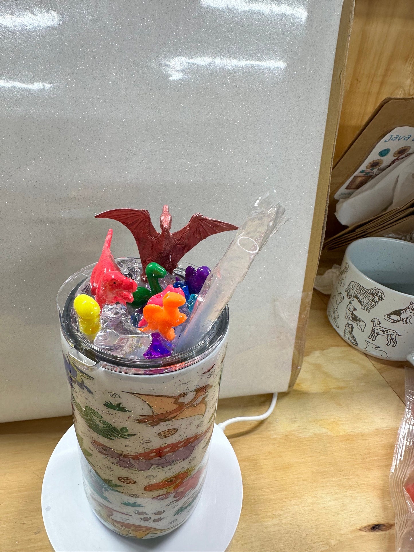Donte dinosaur kids tumbler