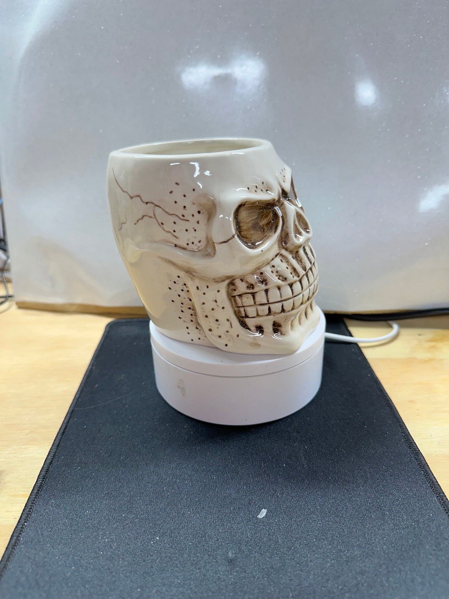 Skull Mug – 3D Ceramic Skeleton Cup, Gothic Coffee Mug