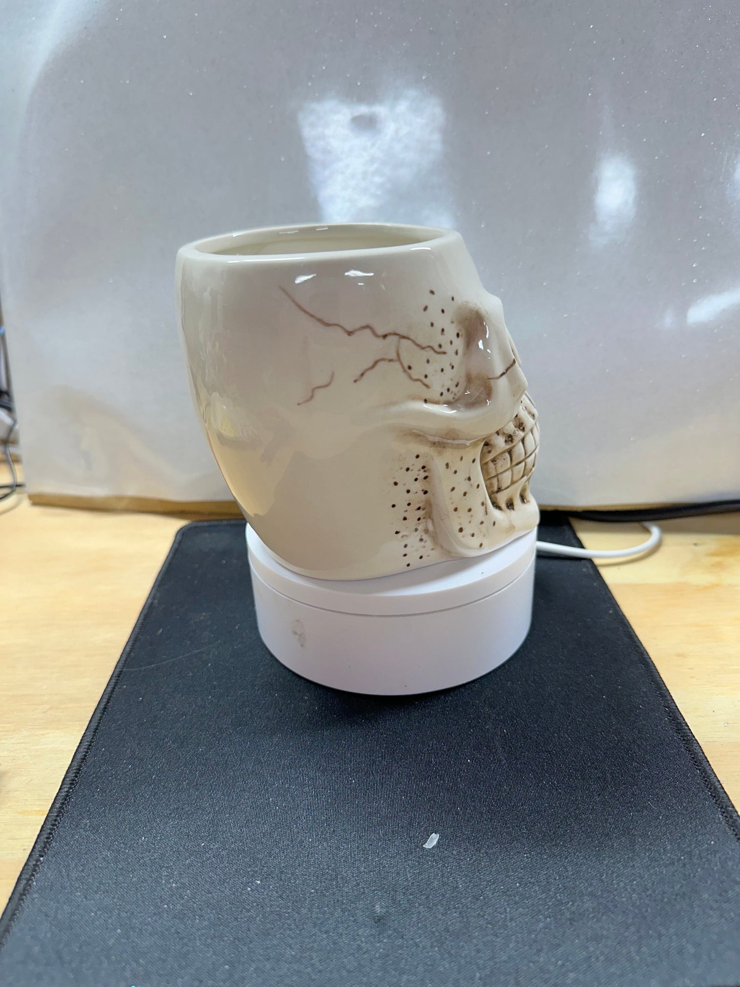Skull Mug – 3D Ceramic Skeleton Cup, Gothic Coffee Mug