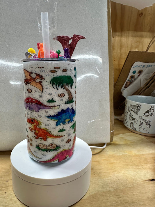 Donte dinosaur kids tumbler