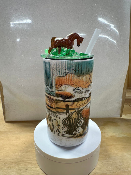 Piper pony girl tumbler