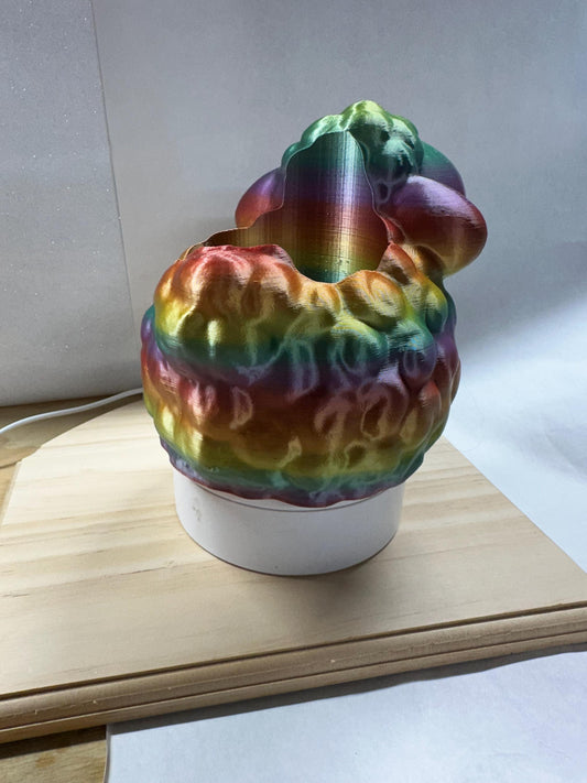 3D Printed Sheep Plant Pot – Fun Colorful Animal Planter