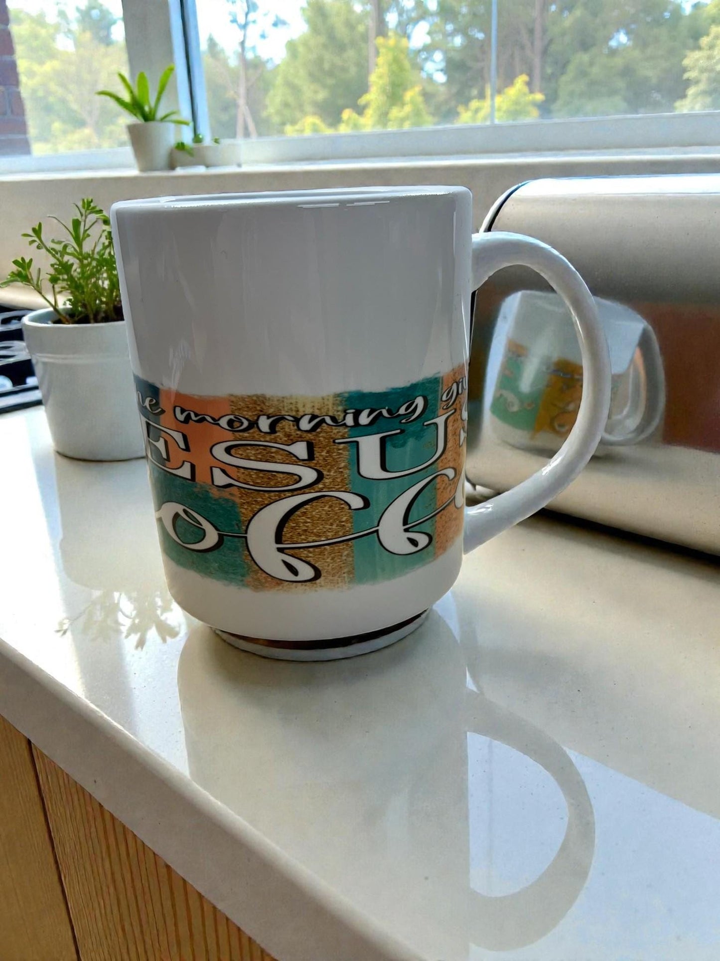 Funny C Lover Mug – Coffee Cup with Flowers