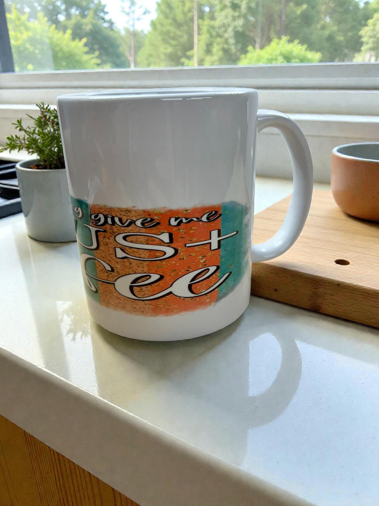 Funny C Lover Mug – Coffee Cup with Flowers