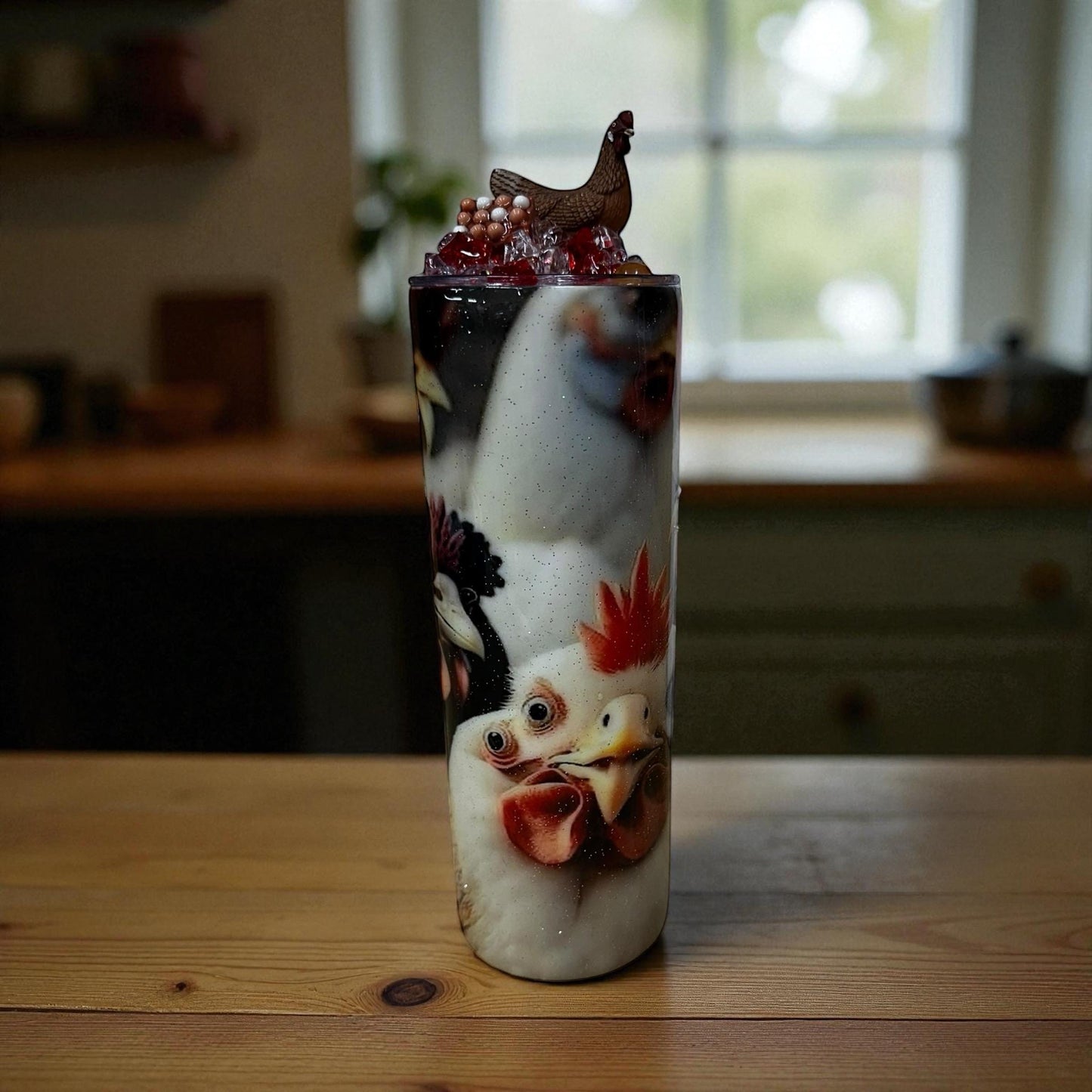 Funny Chicken Gang Tumbler- Whimsical 20oz for Animal Lovers