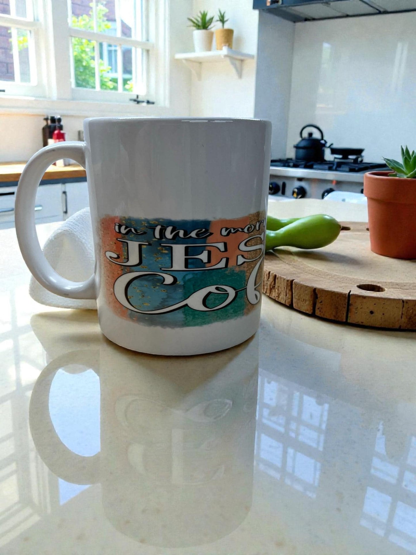 Funny C Lover Mug – Coffee Cup with Flowers